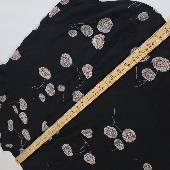 Daniel Rainn Black Floral Blouse - Picture 5 of 10